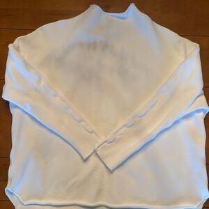 Women's Frank & Eileen white funnel neck long sleeve (Size XS)